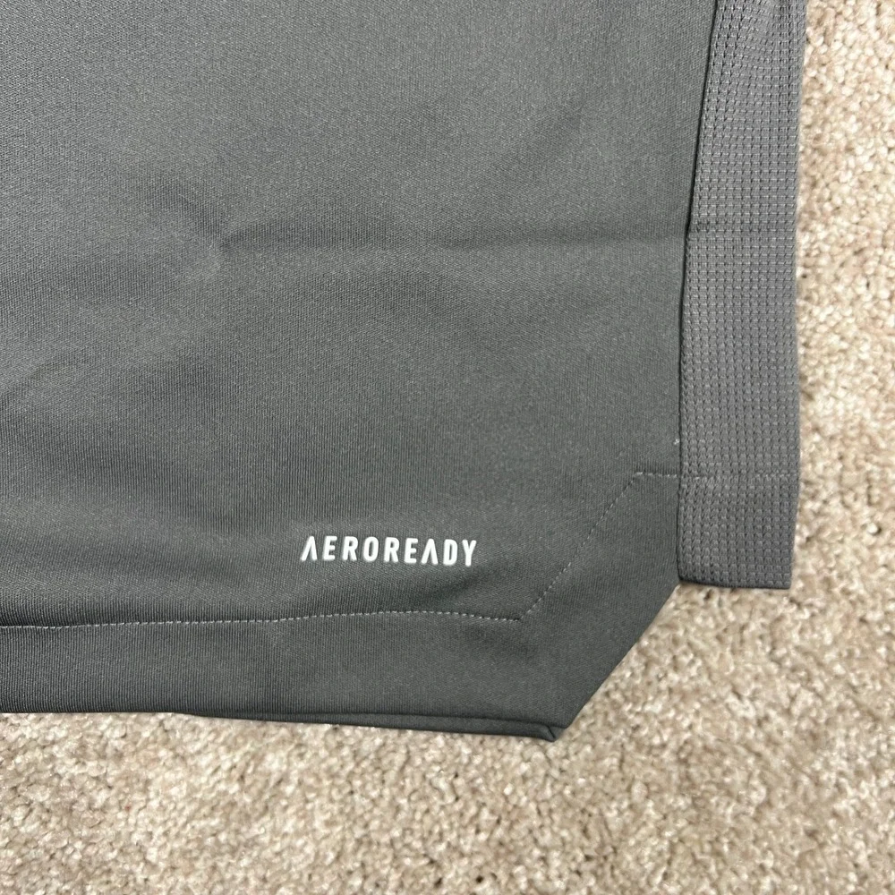 Adidas Mens Size M Gray Primegreen Aeroready‎ Sleeveless Performance Jersey NWT